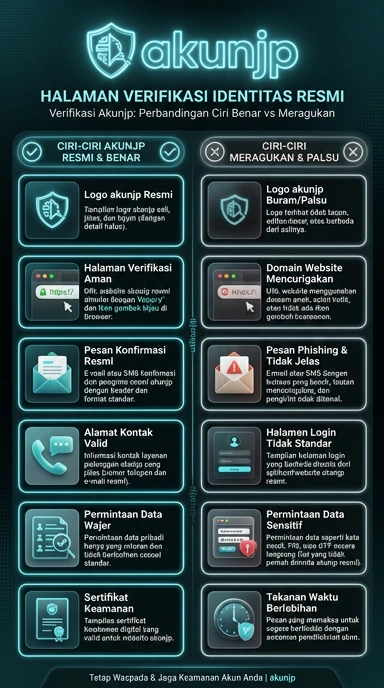 Tampilan kanal resmi akunjp